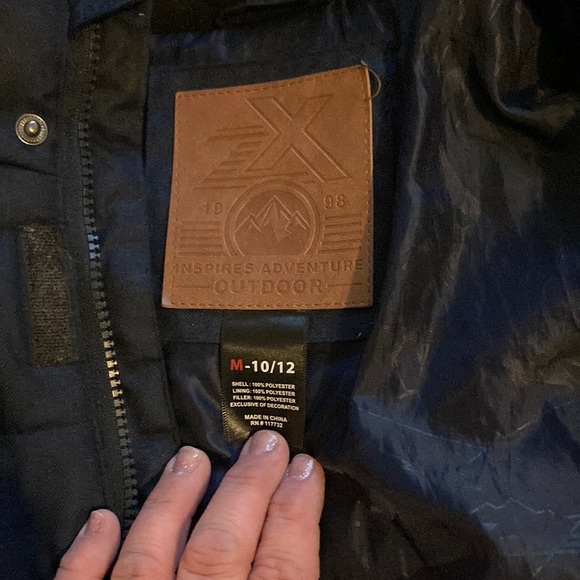 Zero Exposure Other - Boys dark blue winter coat. EUC worn only 2 or 3 times. Size boys 10/12